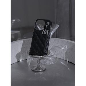 Darich（ダーリッチ） スマホケース キルティングビジューDDチャーム