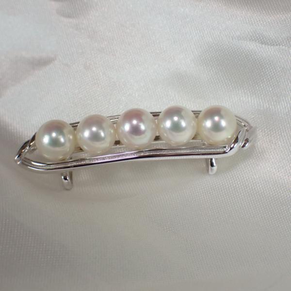 御木本(ミキモト) K15帯留 サンゴ•パール