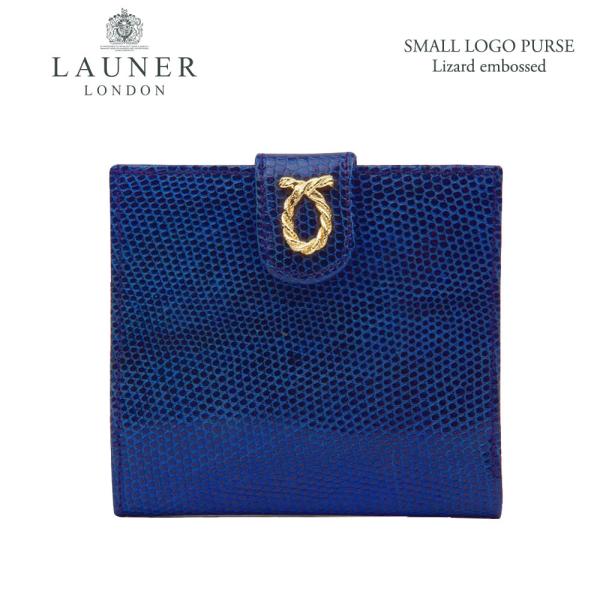 LAUNER LONDON ロウナーロンドン ブラック ロープロゴ 二つ折り財布