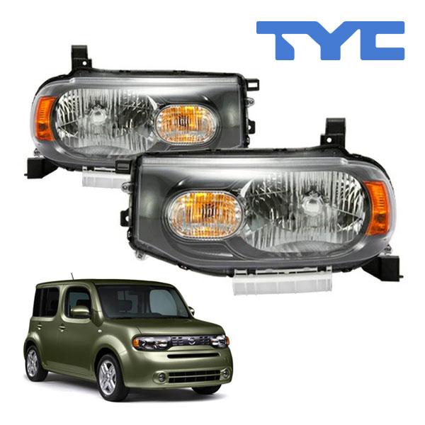 日産 キューブ CUBE Z12系 US仕様 ヘッドライト 左右SET サイド