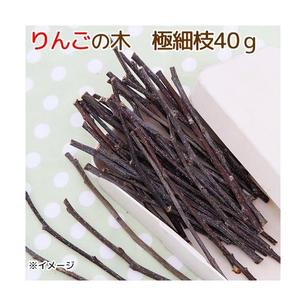 Leaf Corp かじり木 国産 りんごの木 極細枝 40g 小動物 おもちゃ