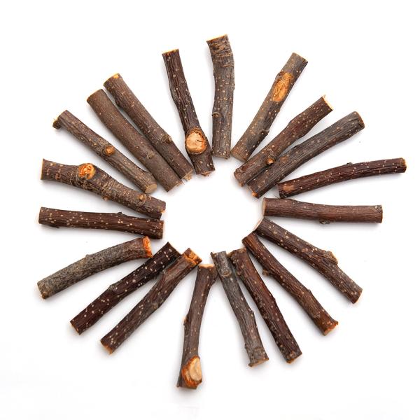 Leaf Corp かじり木 国産 りんごの木のかじり木 ショート 20本入 細