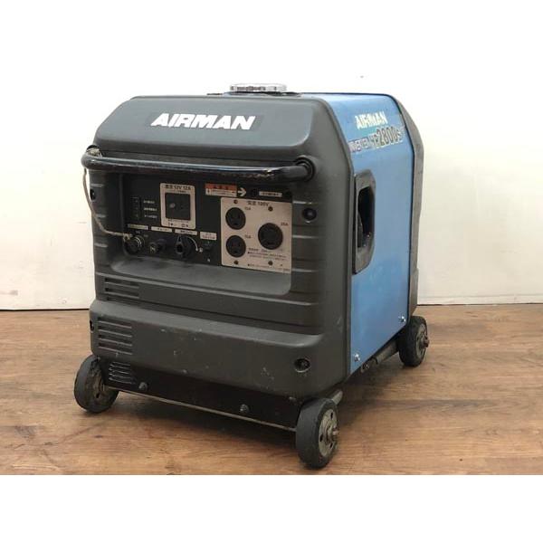 AIRMAN/北越 エンジン発電機 インバータ発電機 HP2800SV ガソリン 2.8
