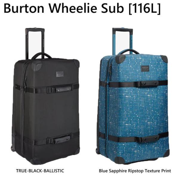 Burton wheelie sub 116L ブラック キャリーケース Burton wheelie sub