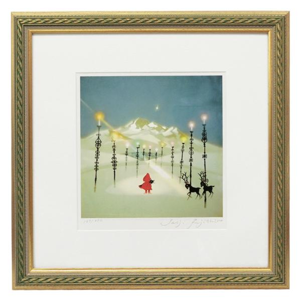 藤城清治 ラベンダー畑の夢 レフグラフ版画 藤城清治 ラベンダー畑の夢