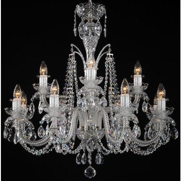 シャンデリア CH-12-2DS LED電球対応 12灯 高級 ボヘミア クリスタル