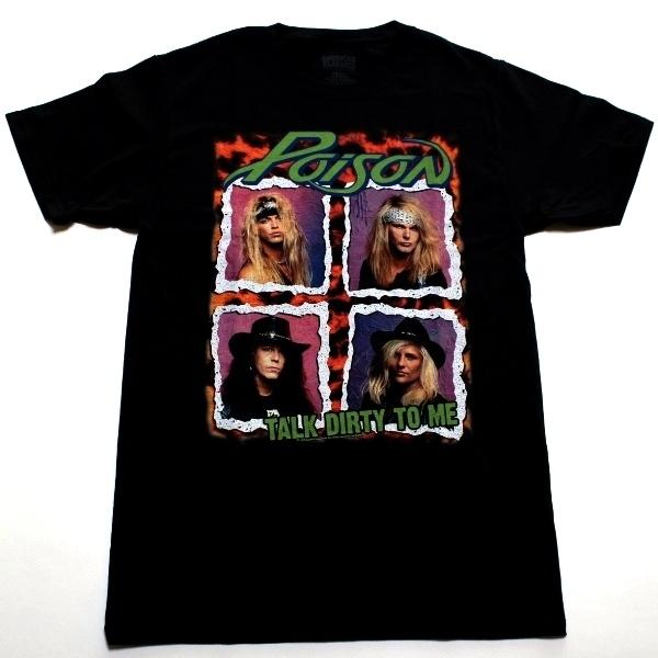 POISON ポイズン SQUARES オフィシャル バンドTシャツ 1梱包2枚まで