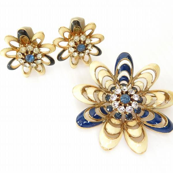 希少】CINER サイナー ブローチ カラーストーン ラインストーン 【公式