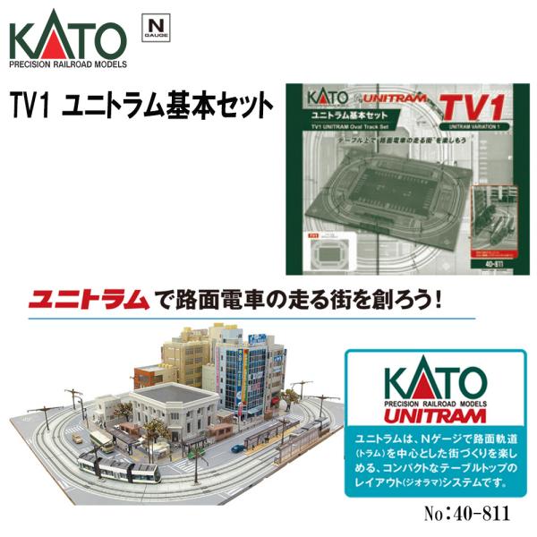 カトー（KATO） No:40-811 KATO TV1 ユニトラム基本セット 鉄道模型 N
