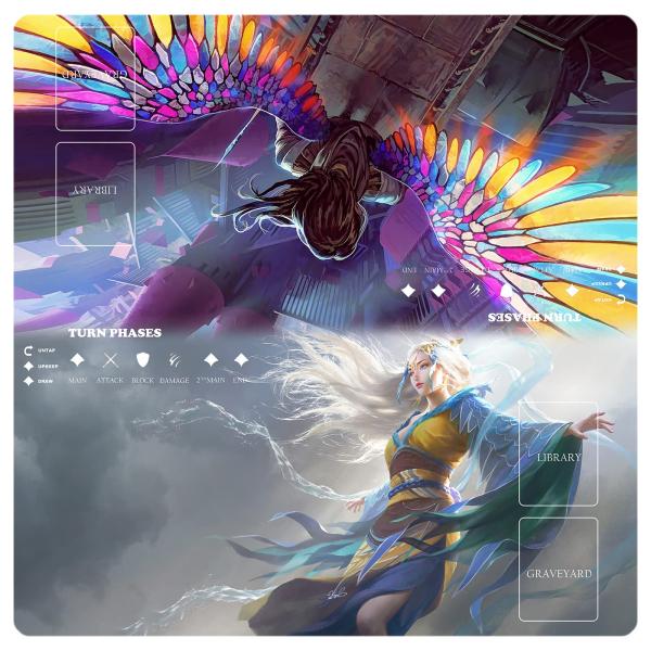 サイン入り セラの聖域 プレイマット MTG サイン入り セラの聖域