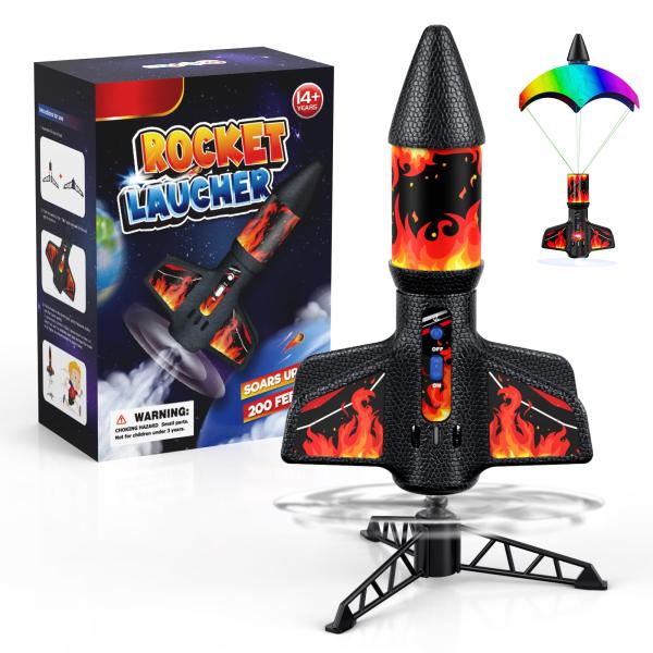 ロケット 宇宙船 約40cm Happyland Lift Off Rocket happyland lights