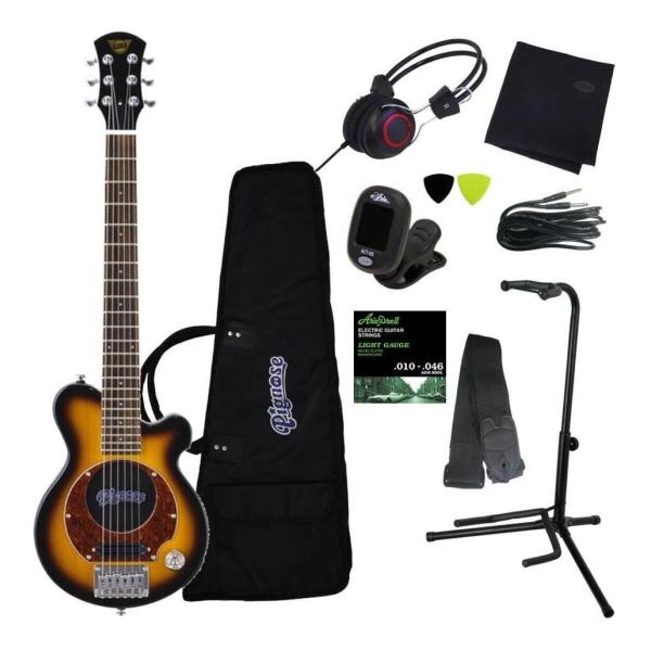 Pignose PGG-200 BS/豪華10点セット スピーカー内蔵ミニギター : 愛曲