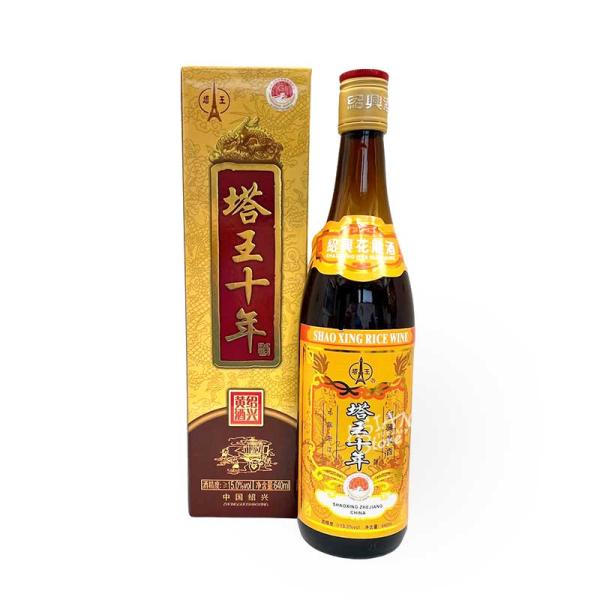 常温便】【紹興酒】塔王十年紹興酒640ml/15度【6902741238596