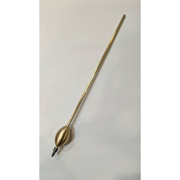 バスクラリネット エンドピン 座奏用 チタン入り真鍮 AT-1 【アトリエ