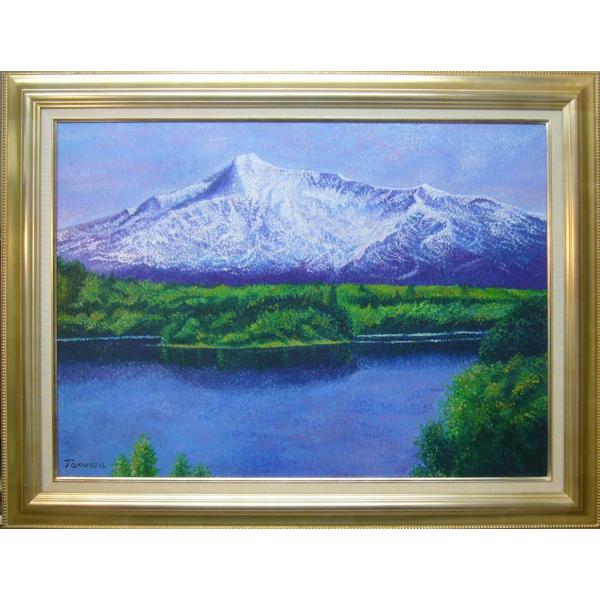 肉質油絵 立て 抽象画 田村隆枝 額装仕上げ品 肉質油絵 立て 抽象画