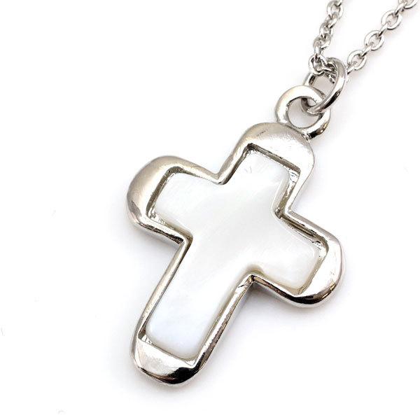 ほぅ】天然ホワイトシェルの大粒デザインネックレストップ ほぅ】天然