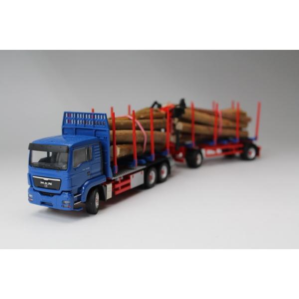 DOLL 原木車 材木運搬 ショート MAN TGS L 3軸 /CONRAD 1/50 建設機械