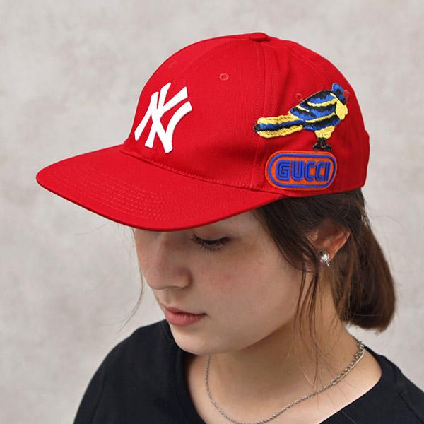 グッチ / GUCCIMLB ニューヨーク ヤンキース ベースボールキャップ