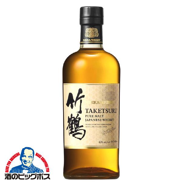 優良配送 ニッカ 竹鶴 ピュアモルト 43度 700ml 箱なし ニッカ