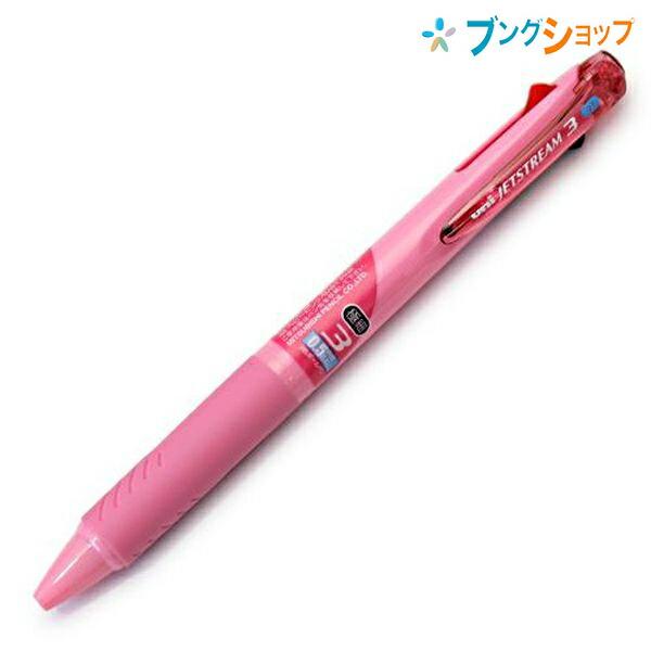 三菱鉛筆 ジェットストリーム0.5mm 3色ベビーピンク SXE3-400-05.68