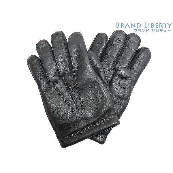 LOEWE（ロエベ） 超美品 アナグラム レザー グローブ 手袋 メンズ