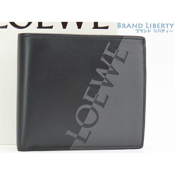 レ*ン様 LOEWE 三つ折り財布 黒とグレー LOEWE ロエベ 三つ折り財布