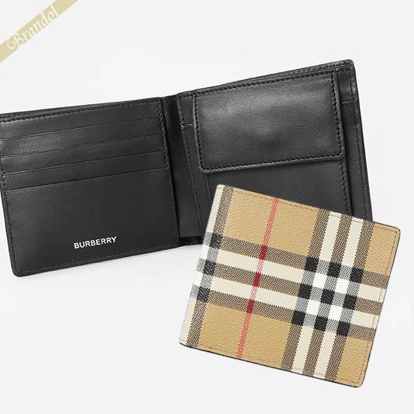 BURBERRY（バーバリー） 二つ折り財布 メンズ ヴィンテージチェック