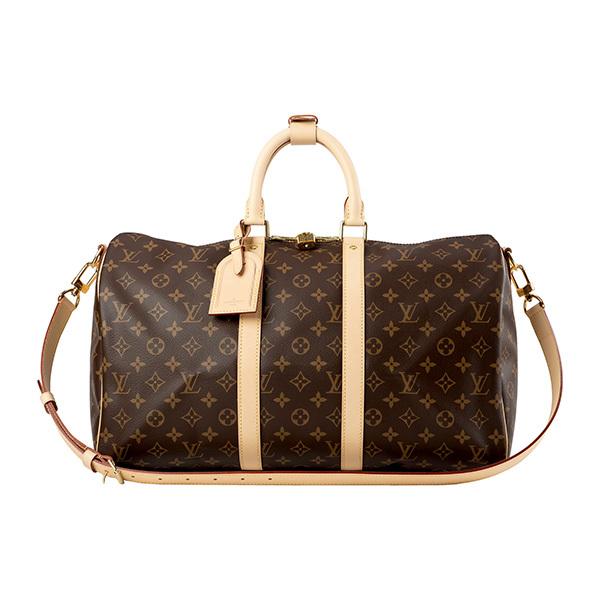 LOUIS VUITTON ボストンバッグ キーポル 良い バンドリエール 45 茶