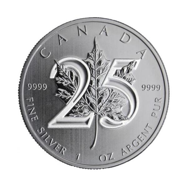 t*o様 純銀 メイプルリーフ銀貨 25枚セット 2017年 1oz ミントロー