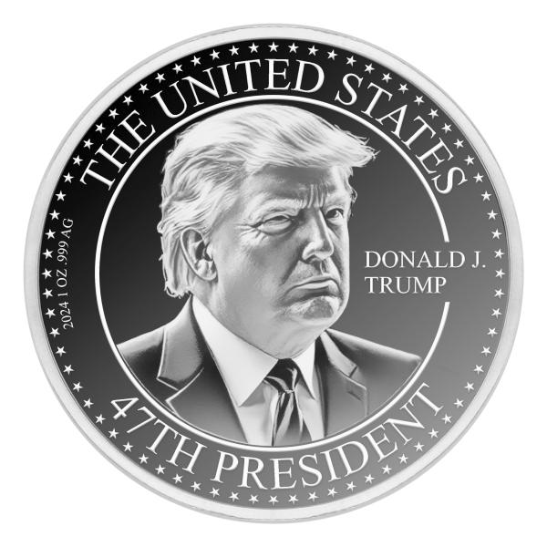 5セット販売】新品 1 トロイ・オズ .999 純銀メダル ドナルド