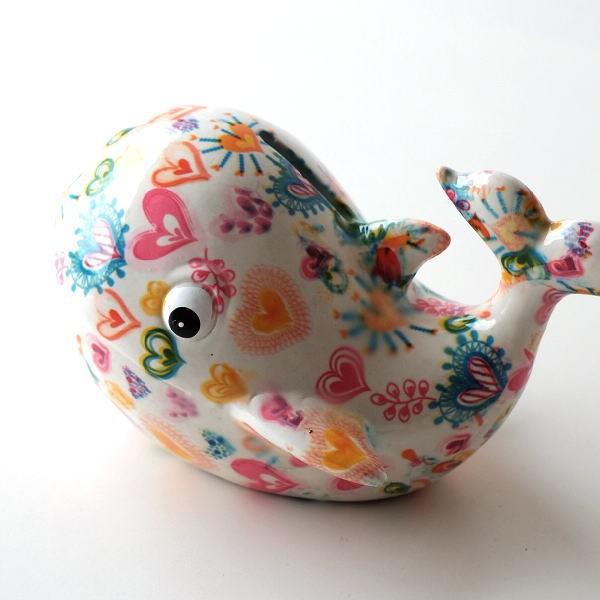 貯金箱 おしゃれ かわいい 陶器 くじら 鯨 オブジェ 置物 可愛い
