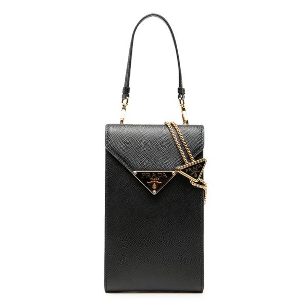 PRADA（プラダ） 三角ロゴプレート チェーン フォンポーチ 1BP050
