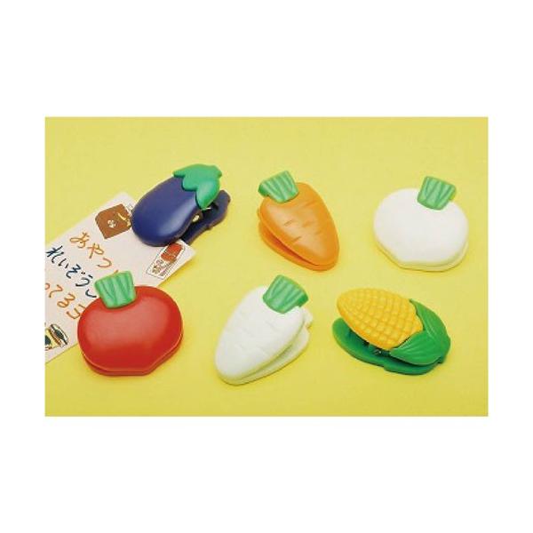 イワコー おもしろ消しゴム お野菜クリップ 1セット（60個入