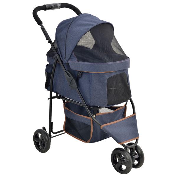 わんわんカート ジェックス スマートハンディ Safety デニム柄［同梱