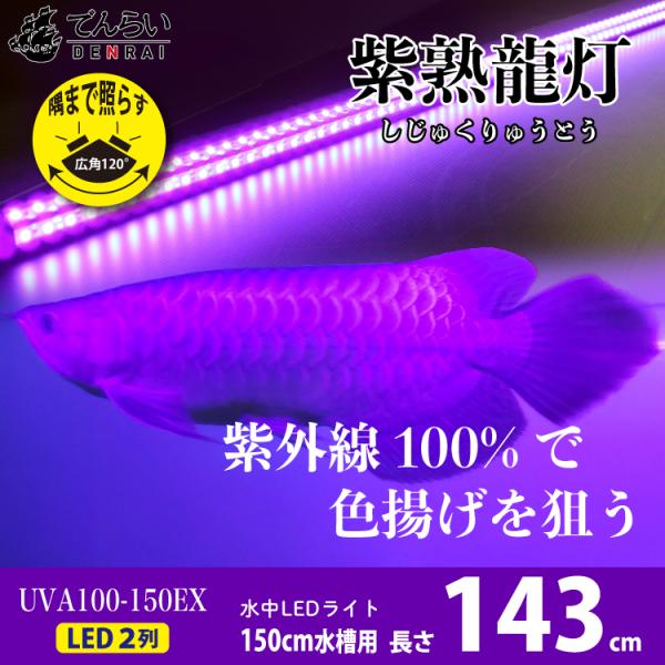 煌 紅龍用水中LEDライト 150cm水槽用 アロワナ紅龍用水中LED