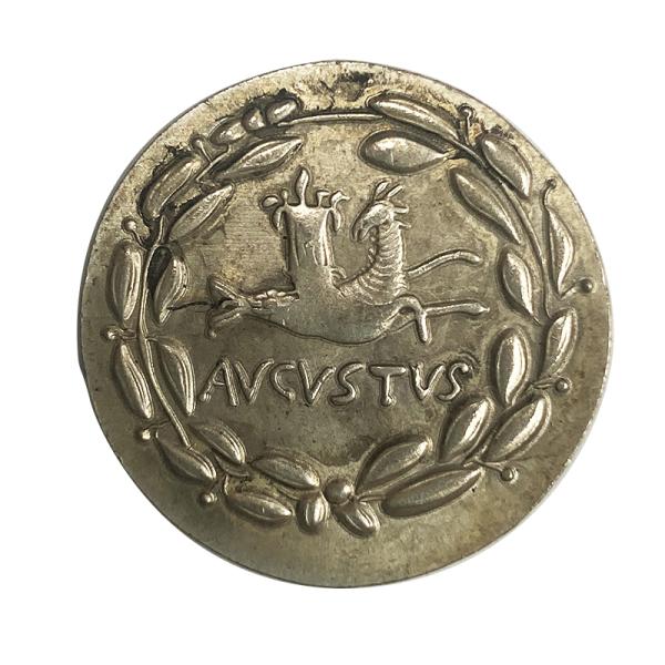 レプリカコイン アウグストゥス シーザー カエサル 古代ローマ 銀貨