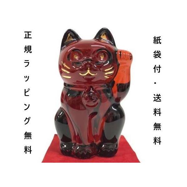 バカラ（Baccarat） 招き猫 置物 まねき猫 贈答品 ギフト お祝い 開運