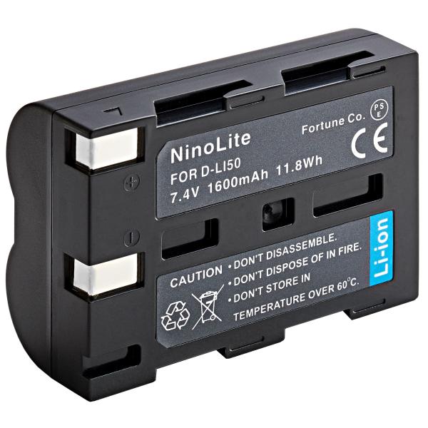 PENTAX ペンタックス D-LI50 互換バッテリー 一眼レフカメラ K10D K20D