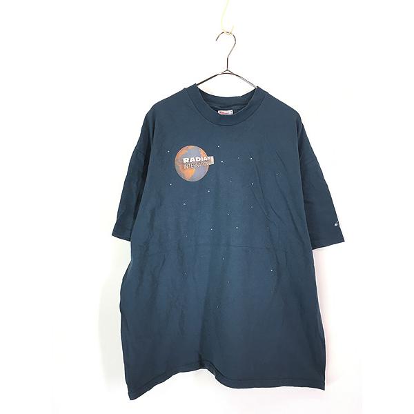 古着 90s USA製 RADIAN INTERNATIONAL LLC 天体 地球 星 アート T