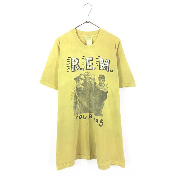 古着 90s R.E.M 「Tour 1995」 ポスト パンク オルタナ ロック バンド