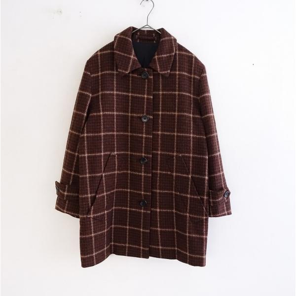 マーガレットハウエル×ハリスツイード ウールチェスターコート