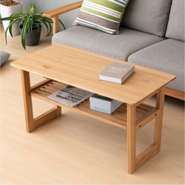 センターテーブル 正方形 無垢材 天然木リビングテーブル テーブル