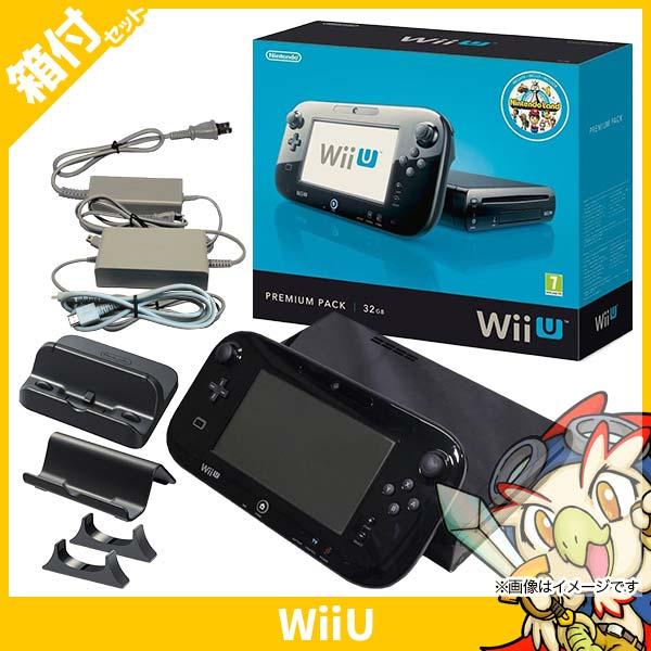 任天堂（Nintendo） Wii U プレミアムセット 本体 kuro 黒 中古 付属品