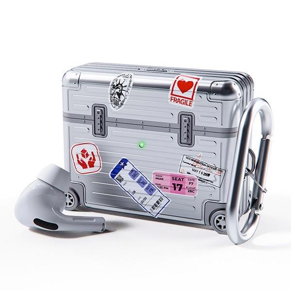 miak（ミアック） AirPods Pro 3 キャリーケース シルバー MA28159APP3