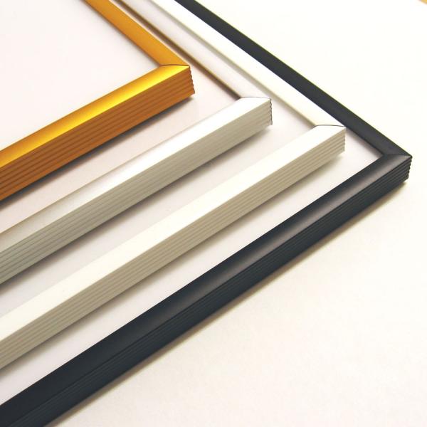 額縁 FIT FRAME【600mm × 900mm：変形菊全】アルミ製額縁／ポスター