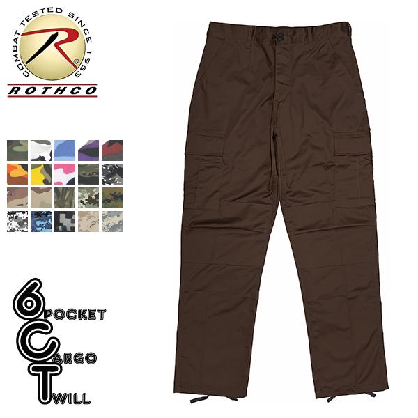 ROTHCO（ロスコ） 6ポケット カーゴ パンツ ブラウン メンズ