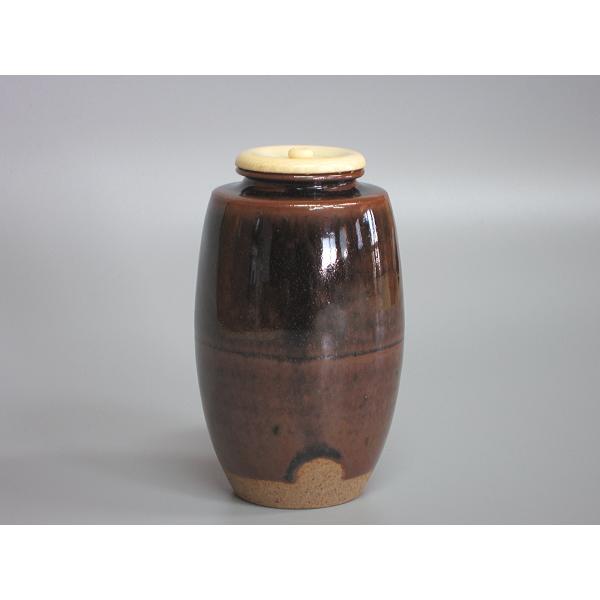 大名物写 槍の鞘肩衝茶入 松本鉄山造 共箱 金剛金襴仕覆 : 茶道具商 越