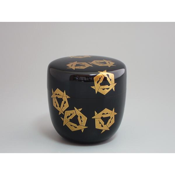 鱗鶴蒔絵黒大棗 前端春斎造 共箱 : 茶道具商 越中屋 - 通販 - Yahoo