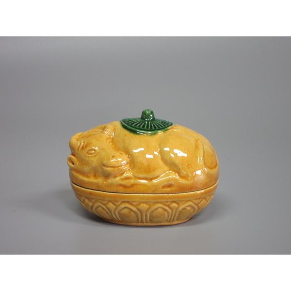 交趾写笠牛香合 横石嘉助造 桐箱付 : 茶道具商 越中屋 - 通販 - Yahoo