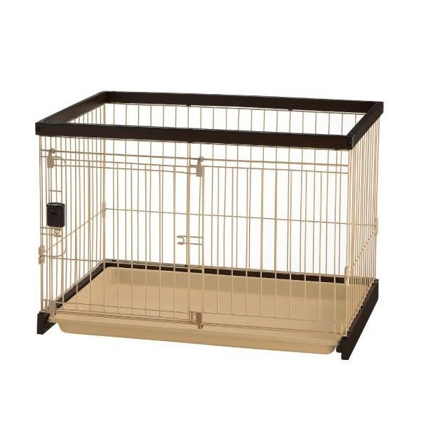 リッチェル（Richell） 木製お掃除簡単ペットサークル90-60 ダーク